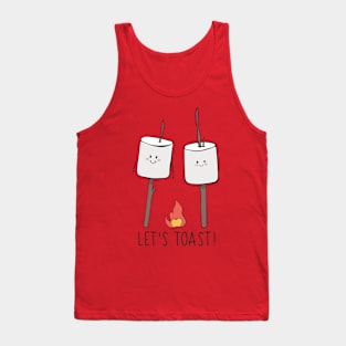 Let's Toast-  Campfire Marshmallow Gift Tank Top